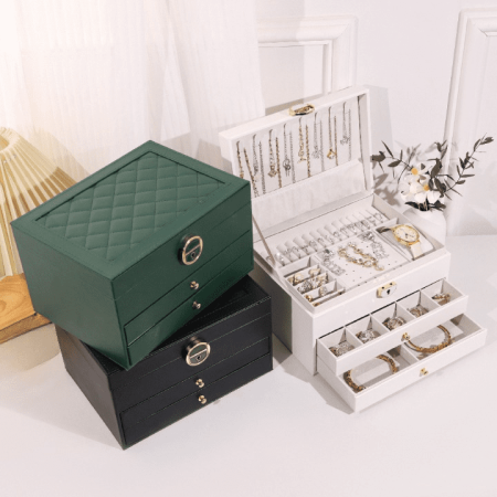 Boîte à Bijoux avec Tiroirs