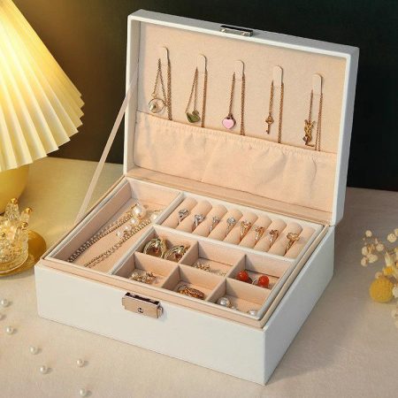 Boîte à Bijoux Blanche